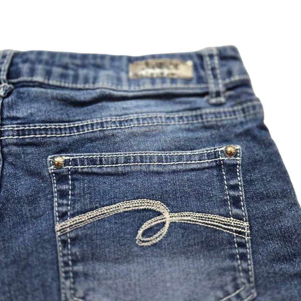 Justice Patriotic denim shorts 14